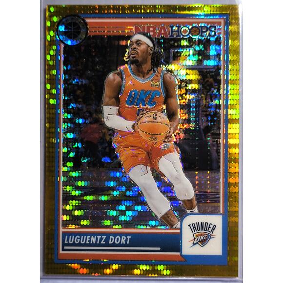 2023-24 NBA Hoops Premium Stock LUGUENTZ DORT Gold Pulsar Prizm Parallel 8/10 - Picture 1 of 3